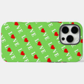 Coques Case-Mate iPhone LOVE Trending Lime Green Moderne Élégant (Verso (horizontal))