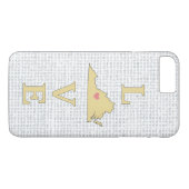 Coques Case-Mate iPhone LOVE Virginia State Map Coeur mobile (Dos (Horizontal))