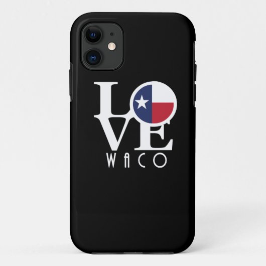 Coques Case-Mate iPhone LOVE Waco Texas (Dos)