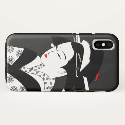 Coques Case-Mate iPhone Lovely Geisha (Dos (Horizontal))