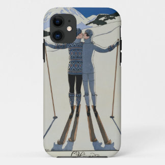 Coque Case-Mate Pour iPhone <Lovers in the Snow> par Georges Barbier
