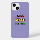Coques Case-Mate iPhone LoveWhatYou (Verso)