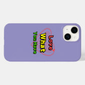 Coques Case-Mate iPhone LoveWhatYou (Verso (horizontal))