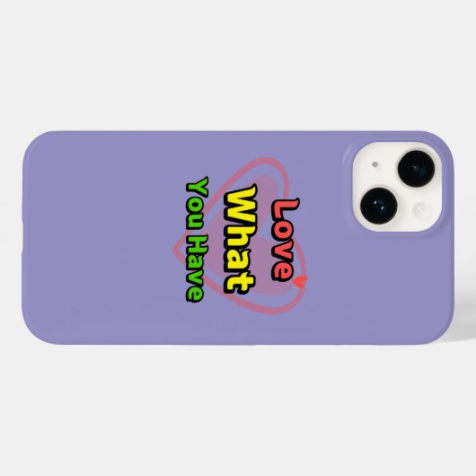 Coques Case-Mate iPhone LoveWhatYou (Verso (horizontal))
