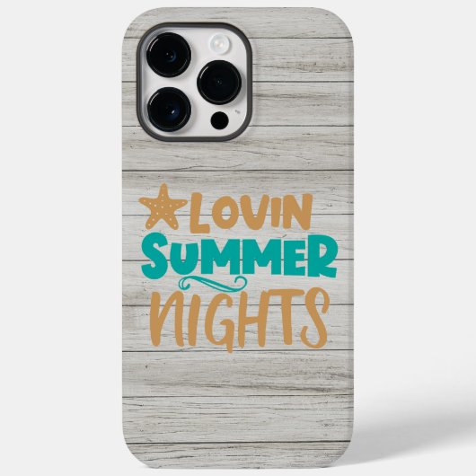 Coques Case-Mate iPhone Lovin Summer Nights : Embrasser Soirées Chaudes Ma (Verso)