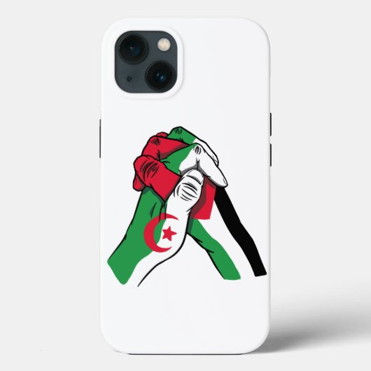 Coques Case-Mate iPhone loving handshake between palestine and algeria (Verso)