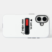 Coques Case-Mate iPhone Low HP, High Vibes funny meme (Verso (horizontal))
