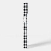 Coques Case-Mate iPhone LPLaid noir et blanc classique (Verso / Droite)