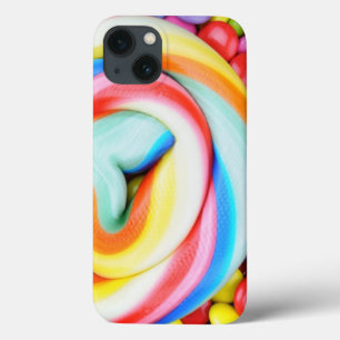 Etui iPhone 13 Lucette rayée et je-sais-tout multicolores