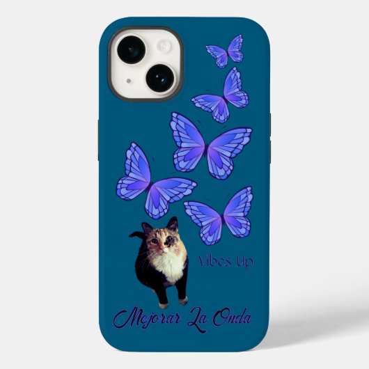 Coques Case-Mate iPhone Lucille & The Butterflies Cat  Case-Mate iPhone Ca (Verso)