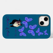 Coques Case-Mate iPhone Lucille & The Butterflies Cat  Case-Mate iPhone Ca (Verso (horizontal))