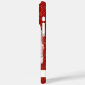 Coques Case-Mate iPhone Lucky Cat With Red Flowers Monogrammed (Verso / Gauche)