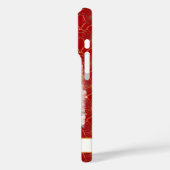 Coques Case-Mate iPhone Lucky Cat With Red Flowers Monogrammed (Verso / Gauche)