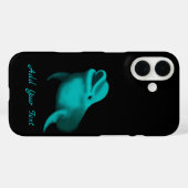 Coques Case-Mate iPhone Lucky Dolphin - Ajouter votre texte (Verso (horizontal))