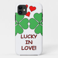 Lucky In Love Hearts Clover