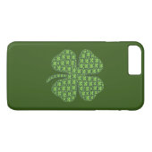Coques Case-Mate iPhone Lucky Irish Clover Dark Green (Dos (Horizontal))