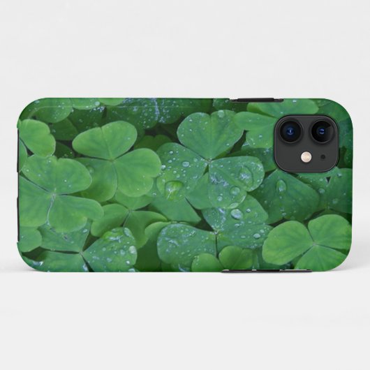 Coques Case-Mate iPhone Lucky Shamrock irlandais (Dos (Horizontal))
