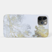Coques Case-Mate iPhone Lueur dorée à larges feuilles (Dos (Horizontal))