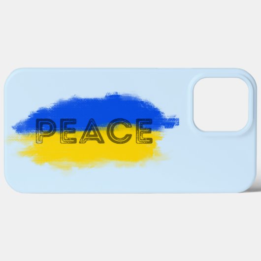 Coques Case-Mate iPhone L'Ukraine bleue et jaune inspire la paix ni la gue (Verso (horizontal))