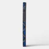 Coques Case-Mate iPhone Lumberjack Black Blue Plaid Motif (Verso / Gauche)