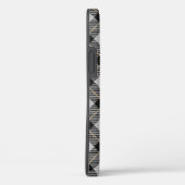 Coques Case-Mate iPhone Lumberjack Black Gris Plaid Motif (Verso / Droite)