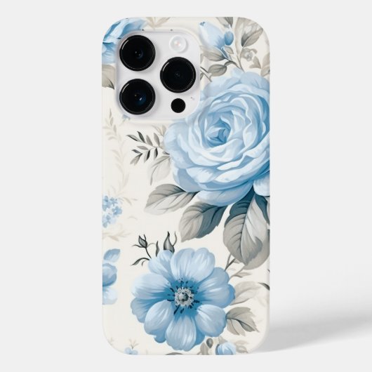 Coques Case-Mate iPhone Lumière Artistique Pastel Roses Bleus (Verso)