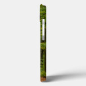 Coques Case-Mate iPhone Lumière au bout d'un tunnel d'arbres (Verso / Gauche)