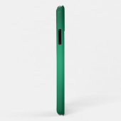 Coques Case-Mate iPhone Lumière blanche sur vert (Dos/Droite)
