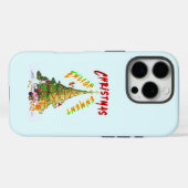 Coques Case-Mate iPhone Lumière de Noël (Verso (horizontal))