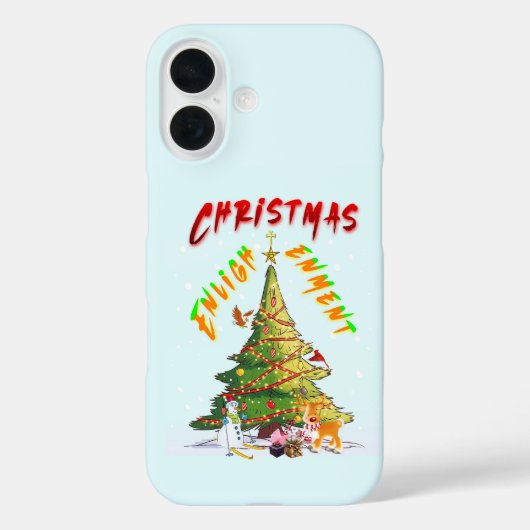 Coques Case-Mate iPhone Lumière de Noël (Verso)