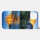 Coques Case-Mate iPhone Lumière d'or sur demi de dôme (Verso (horizontal))