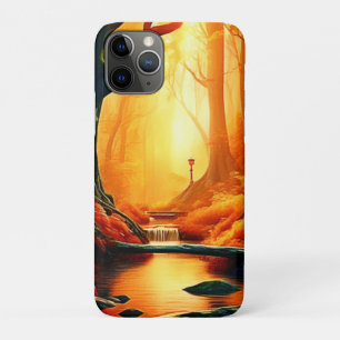 Case-Mate iPhone Case Lumière dorée de la forêt enchantée
