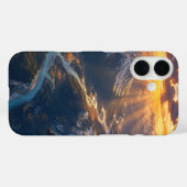 Coques Case-Mate iPhone Lumière dorée sur la rivière alpine001 (Verso (horizontal))