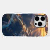 Coques Case-Mate iPhone Lumière dorée sur la rivière alpine001 (Verso (horizontal))