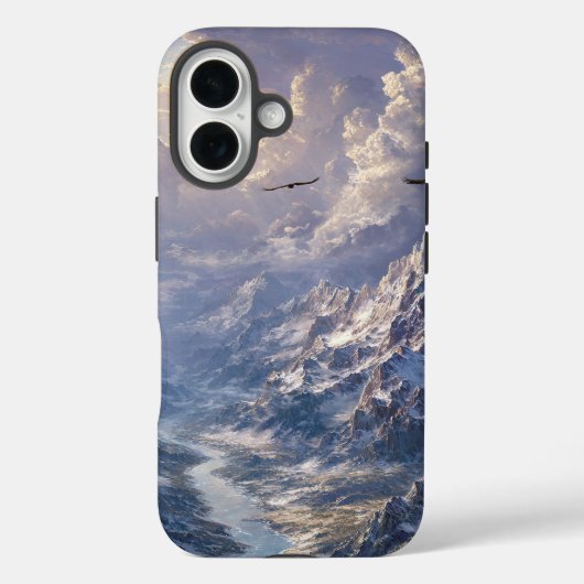 Coques Case-Mate iPhone Lumière dorée sur la rivière alpine002 (Verso)