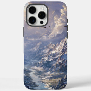 Coques iPhone 16 Pro Max Lumière dorée sur la rivière alpine002