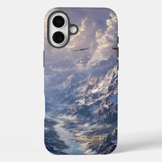 Coques Case-Mate iPhone Lumière dorée sur la rivière alpine002 (Verso)