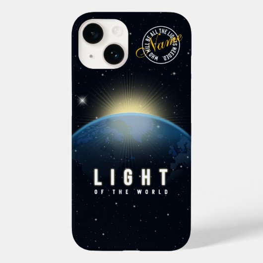 Coques Case-Mate iPhone Lumière du monde | (Verso)
