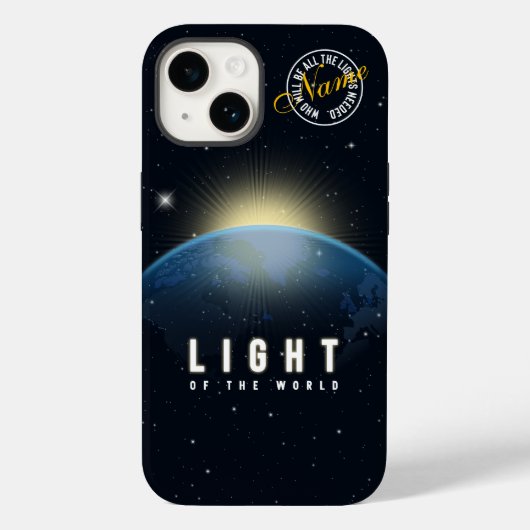 Coques Case-Mate iPhone Lumière du monde (Verso)