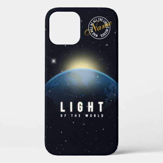 Coques Case-Mate iPhone Lumière du monde (Verso)