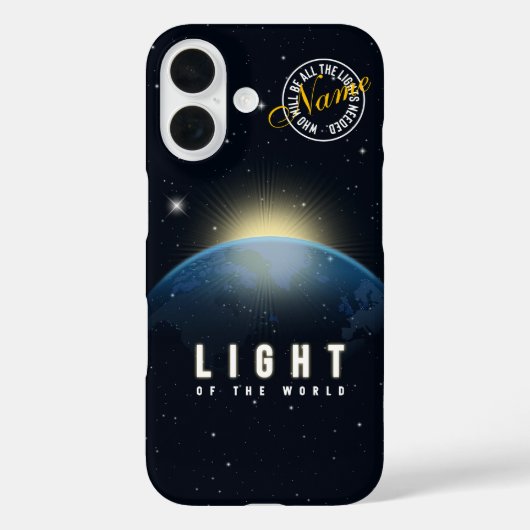 Coques Case-Mate iPhone Lumière du monde (Verso)