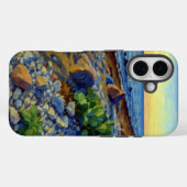 Coques Case-Mate iPhone Lumière du soir sur la côte de Vormsi (Verso (horizontal))