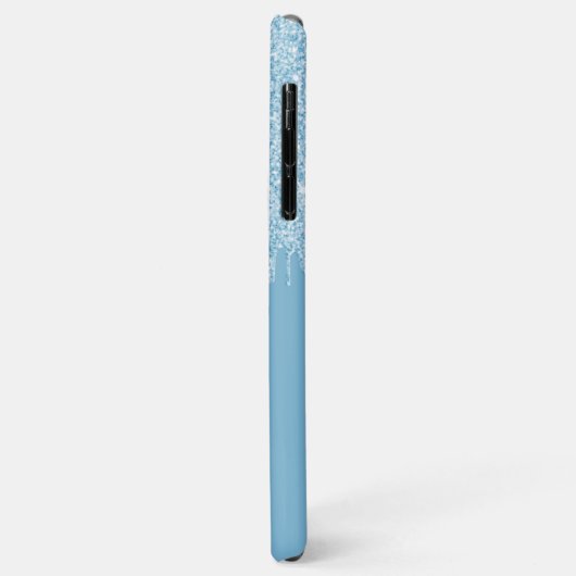 Coques Case-Mate iPhone Lumière été Sky Blue Parties scintillant Art Motif (Dos/Gauche)