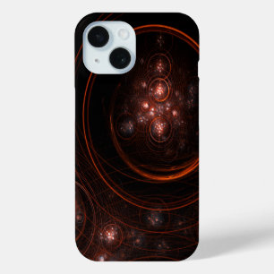 Coque Pour iPhone 15 Lumière étoile cramoisie en orbite Art cosmique ab