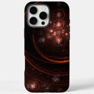 Coques iPhone 16 Pro Max Lumière étoile cramoisie en orbite Art cosmique ab