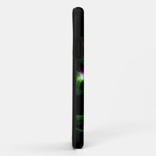 Coques Case-Mate iPhone Lumière fractale Abstraite (Dos/Droite)
