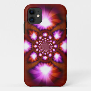 Coques Pour iPhone Lumière fractale Abstraite
