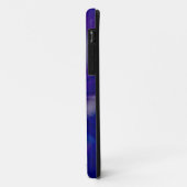 Coques Case-Mate iPhone Lumière fractale abstraite bleue (Dos/Gauche)