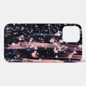 Coques Case-Mate iPhone Lumière glamour gris foncé rose (Verso (horizontal))