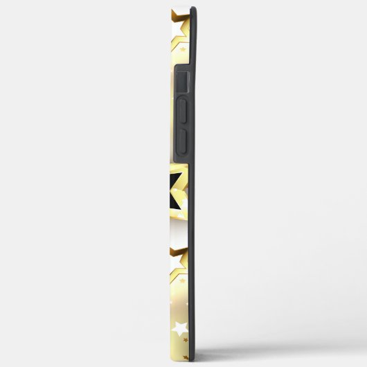 Coques Case-Mate iPhone Lumière transparente avec étoiles or (Verso / Gauche)